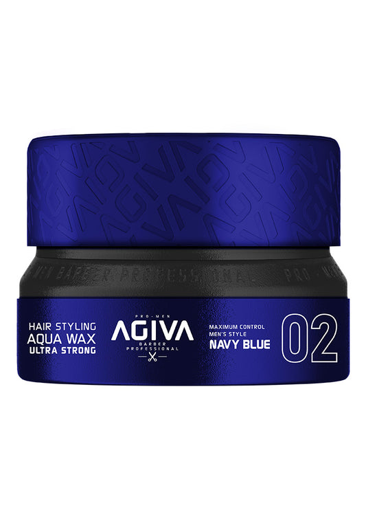 Styling Hair Wax Aqua Ultra Strong - Navy Blue