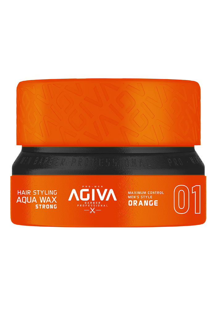 Styling Hair Wax Aqua Strong - Orange