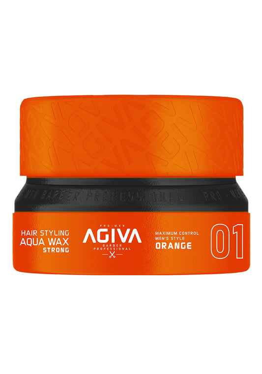 Styling Hair Wax Aqua Strong - Orange