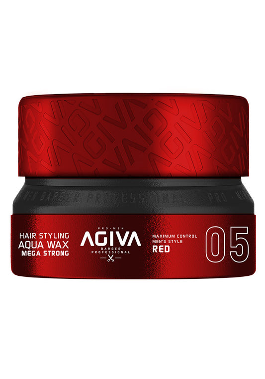 Styling Hair Wax Aqua Mega Strong - Red