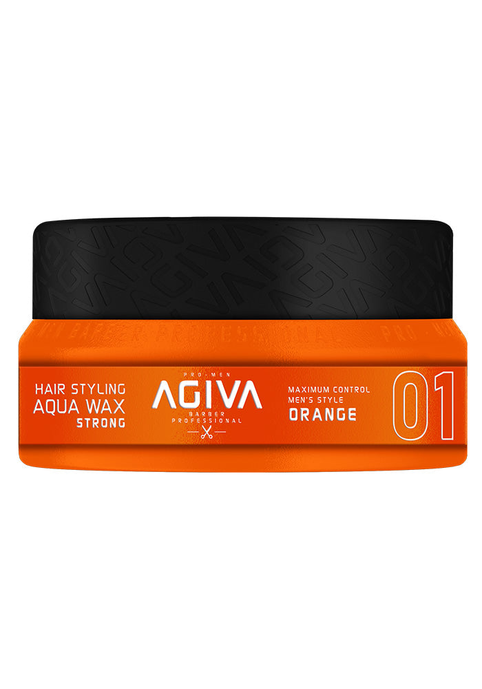 Styling Hair Wax Aqua Strong - Orange