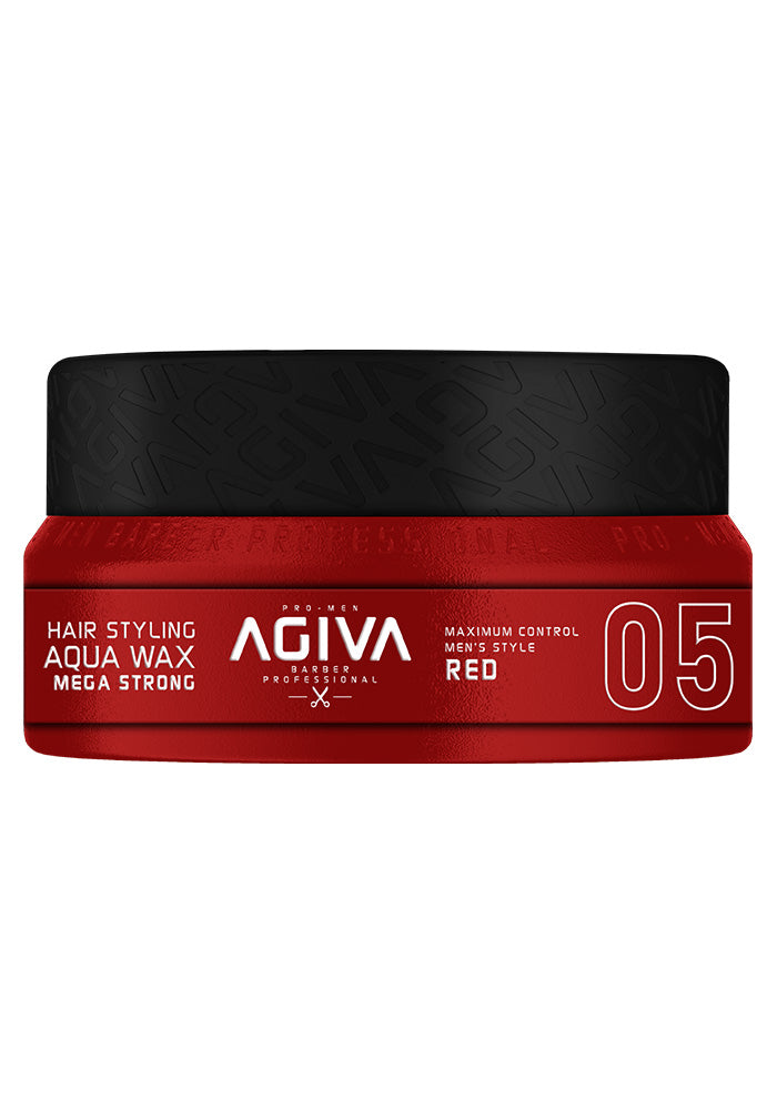 Styling Hair Wax Aqua Mega Strong - Red